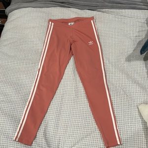 Pink adidas 3-Stripes Leggings